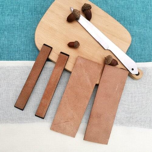Leather knife board polishing sharpener stone Leather sharpening plate Honing Strop Compound Grinding Knife