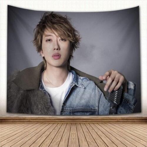 Nice Singer Nissy Tapestry Colorful Psychedelic Decorative Carpet Wall Fabric For Living Room Bedroom Tapestries Accessories