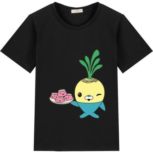 100% cotton summer short Octonauts cute t shirt for boys and girsl cartoon colorful t shirt 2 4 6 8T