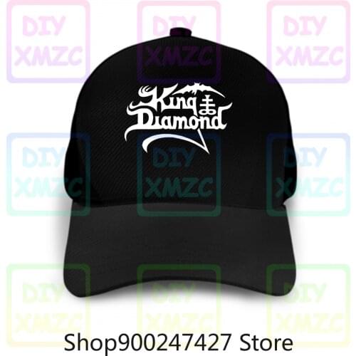 King Diamond Hats Baseball Cap Speed Thrash Black Death Metal