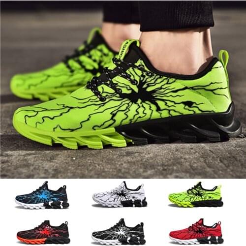 Men Shoes Breathable White Mens Sneakers Trendy Lace-Up Lightweight Walking Man Tenis Shoe Zapatillas Hombre Women Shoes 36-48