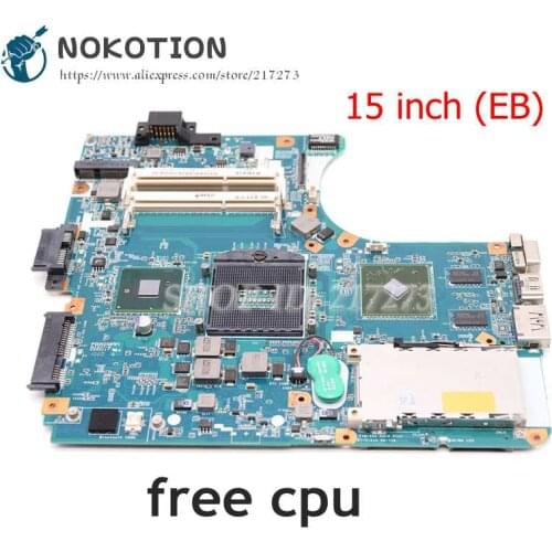 NOKOTION For Sony Vaio VPCEB VPC-EB Laptop motherboard A1771577A HM55 DDR3 HD4500 MBX-224 M960 1P-009CJ01-8011 MAIN BOARD