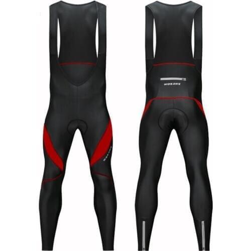 Newest Classic Winter Thermal Feece Training Cycling Bib Pants Fat Lock With High Density Pad Bicycle Cycle Long Tight