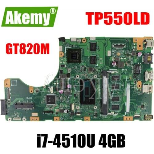 New SAMXINNO For Asus TP550LA TP550LJ TP550LD TP550LN motherboard mainboard100% Tested OK i7-4510U/4500U 4G RAM GT820M