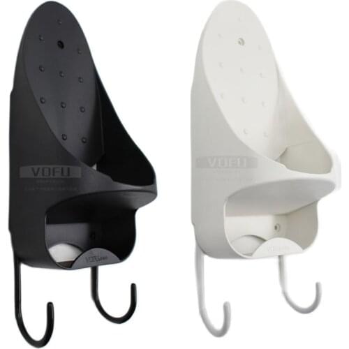 Flame retardant plastic PBT electric iron storage rack wall hanging Display stand white black ironing board hook