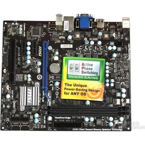 Free shipping original motherboard for MSI H55M-SE32 LGA 1156 DDR3 8GB support I3 I5 I7 Micro ATX desktop motherboard