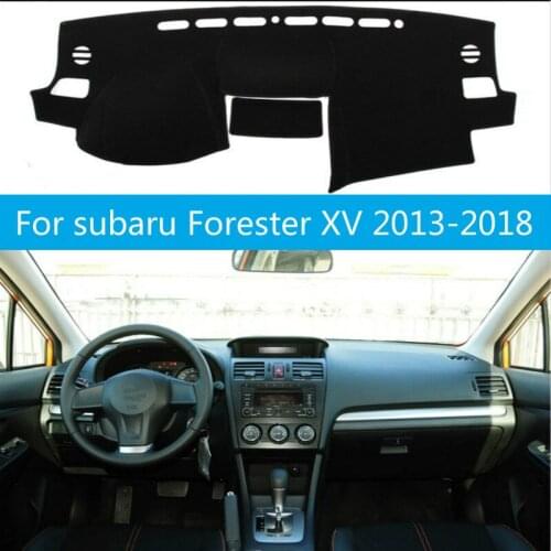 Car Inner Auto Dashboard Cover Dashmat Pad Carpet Sun Shade Dash Board Cover For subaru Forester 2013 2015 2016 XV 2010-2018