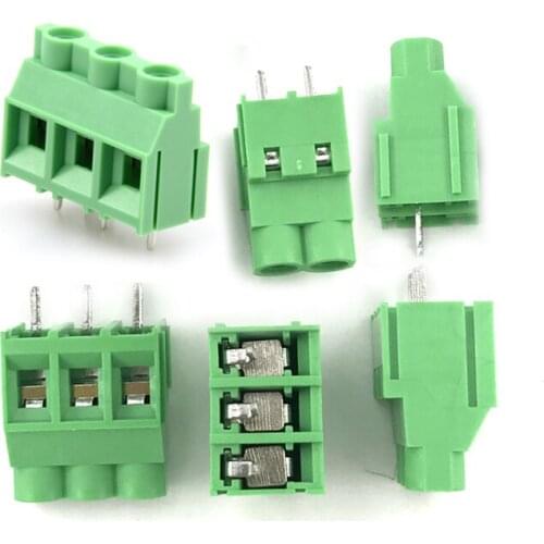 10pcs KF635-6.35MM KF7620-7.62MM KF950-9.5MM 2P 3P Screw type PCB terminal block line 30A can be spliced