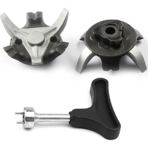 56 pcs Tri-Lock Double-Strength Golf Shoe Spikes with Wrench Golf Cleats Replacement Easy Install
