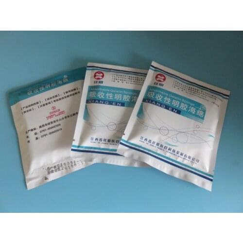 5pcs Wound dressing of medical hemostatic sponge hemostatic dressing sponge A type absorbable gelatin sponge