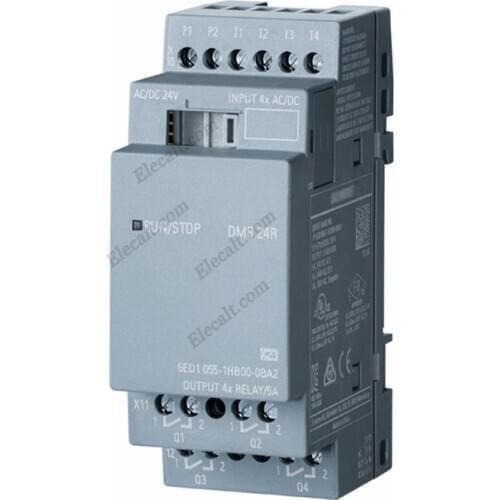 6ED1055-1HB00-0BA2LOGO! DM8 24R Expansion Module 4 DI/4 DO AC/DC/NPN Input for LOGO! 8 Origianl New In Box