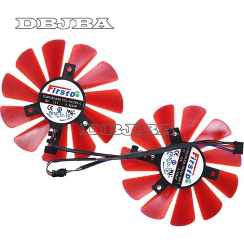 88MM FDC10U12S9-C Graphics card Fan For XFX AMD Radeon RX 570 4GB GDDR5 DC12V