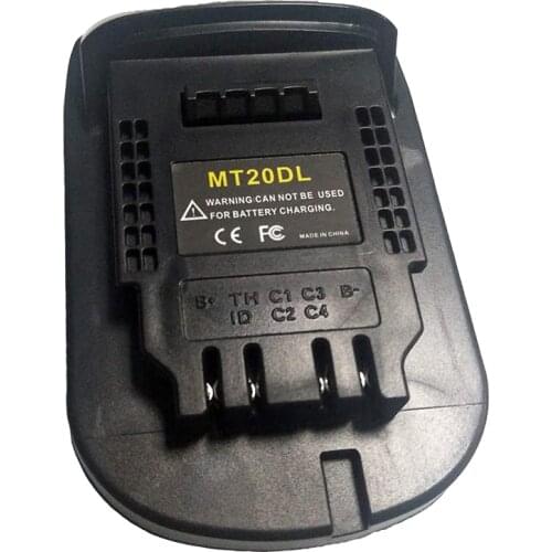 MT20DL Battery Adapter Converter for DeWalt Tool Convert for Makita 18V Li-Ion Battery BL1830 BL1860 BL1815 to DCB200