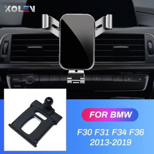 Car Mobile Phone Holder For BMW F30 F31 F32 F33 F34 F36 3 4 Series 3GT GranTurismo GPS Gravity Stand Air Vent Navigation Bracket