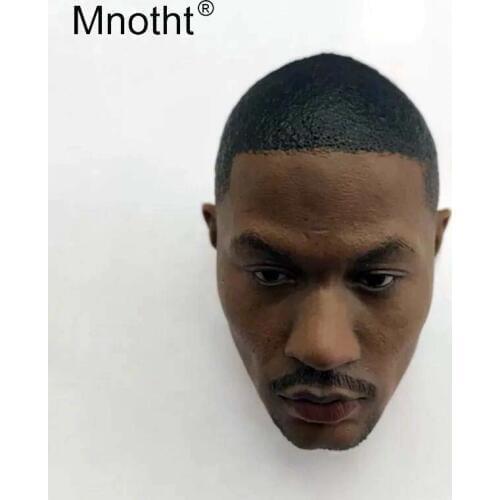 Mnotht 1/6 Scale Basketball Famous Star Head Sculpt Male Soldier Ross Head Carving Calm Version For 12in Action Figures m3