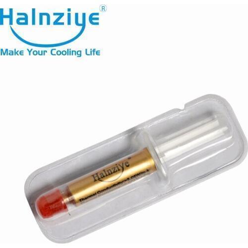 Free Shipping !200pcs/lot 1g Gold CPU/VGA/RAM Clooer Heat Transfer Thermal Paste/Thermal Greas/Thermal Compound in syringes