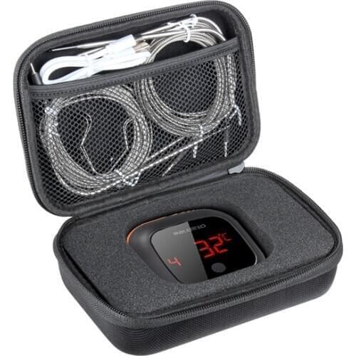 INKBIRD IBT-4XS Bluetooth Connected Digital Household BBQ Cooking Thermometer with Premium Storage Case for Party Oven Smoking