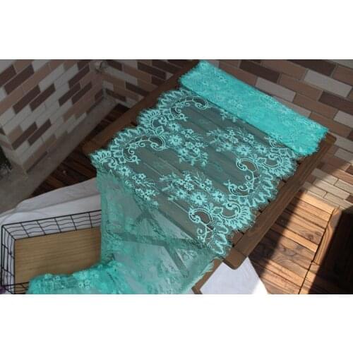 Exquisite export high-quality skin-friendly eyelashes lace embroidery DIY clothing curtain sewing fabric