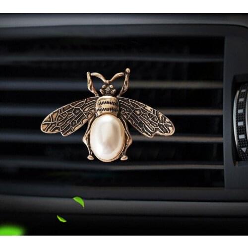 Honeybee modelling car Perfume clip air conditioner outlet air freshener in the automobile air freshener diffuser