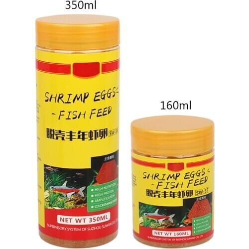Shrimp Eggs Enhanced Food Tropical Fish Nutrition Food For Aquarium Fish Tank Feeding Feeder Supplies C42