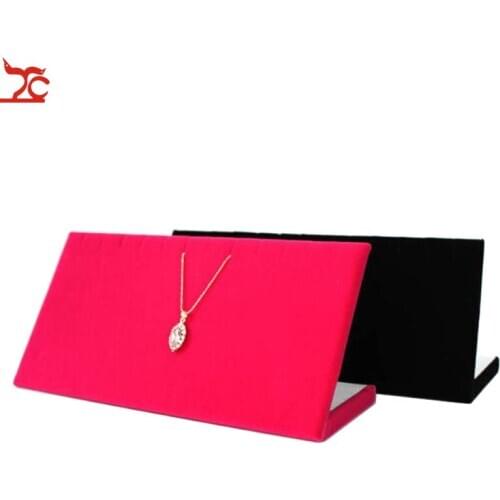 L Flannelette Notch Jewelry Rack Jewelry Rack Necklace Pendant Bracelet Earrings Display Rack Display Props Necklace Stand