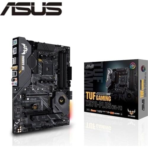 NEW For ASUS TUF GAMING X570-PLUS WI-FI Motherboard Socket AM4 For AMD X570M X570 Original Desktop PCI-E 4.0 m.2 sata3 Mainboard