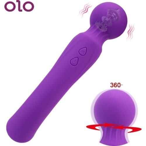 OLO Dildo Vibrator Female AV Stick Spiral Silent Vibrator Female Masturbator Fidget ​Toys Vibrators Adult Sex Toy for Women