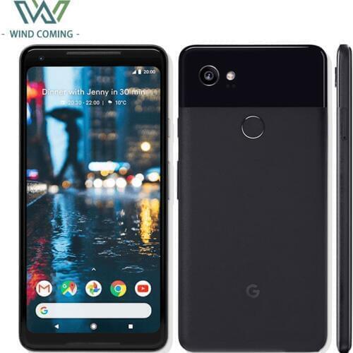 Original Google Pixel 2 XL Mobile Phone 6" Octa Core Snapdragon 835 4GB RAM 64/128GB ROM Fingerprint 4G unlocked Android Phone