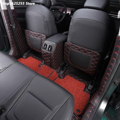 Car Seat Anti-Kick Pad For Hyundai Tucson NX4 2021 2022 Accessories Seat Cover Rear Protection Interior Decoration Trim