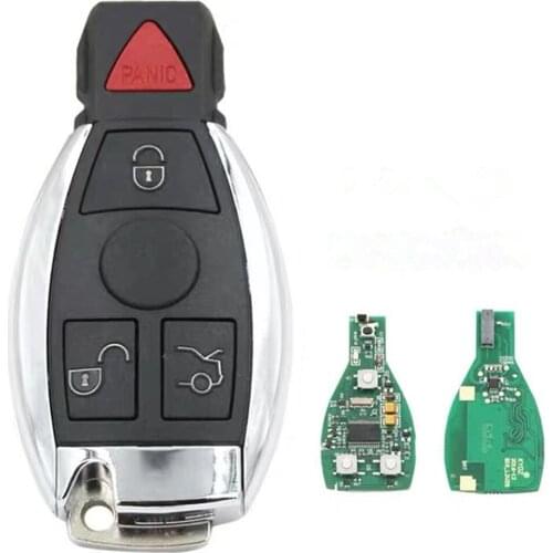Smart key 3+1 button NEC and BGA and BE remote key with 315mhz 434MHZ for Merced Ben*z Car Remote Controller