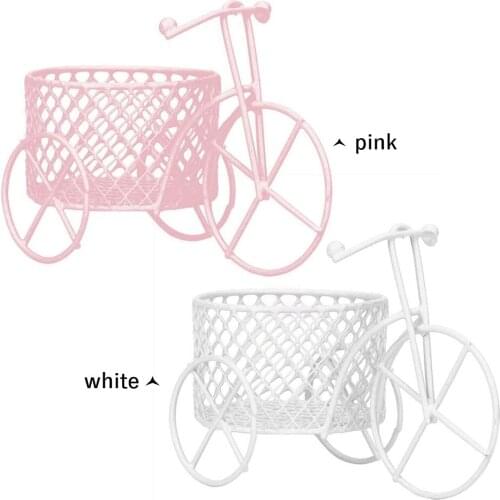 Tricycle Shape Candy Box Creative Exquisite Gift Metal Snacks Candy Cart Candy Rack Festival Ornamen Home Decor Makeup Puff Rack