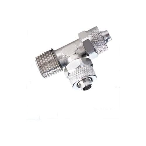 Tube 6mm-1/8 BSP thread Male Run Teepneumatic brass Rapid Fittings For Plastic Tube tube RPDN6-01
