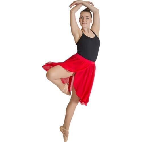 Skirts ONLY) Cotton Lycra Waistband Chiffon Medium Length Open Skirts Lyrical Dance Skirts