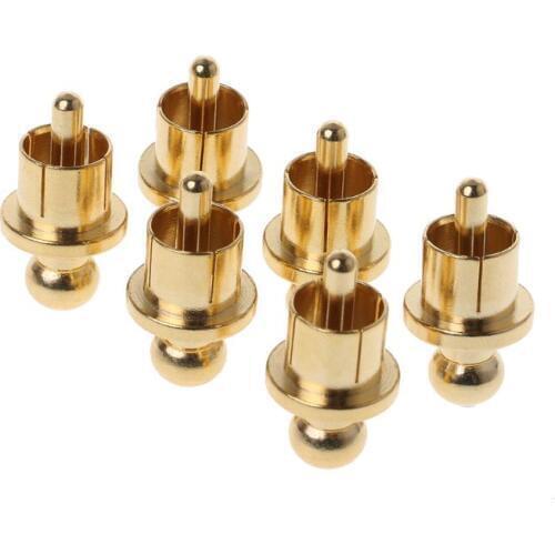 10 PCS Noise Stopper Gold Plated Copper Cap Dust Protector RCA Plug Caps