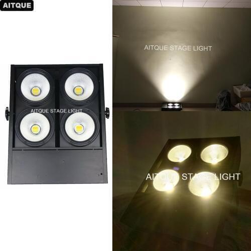 4lot Theatre lighting studio 4x100w cob led module warm white cob audience led blinder lighting party
