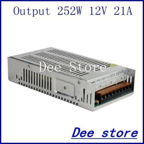 Led driver 250W 12V 21A Single Output Switching power supply unit for LED Strip light AC-DC Converter