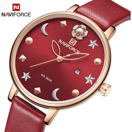 NAVIFORCE Women Watch Top Brand Watches Luxury Quartz Waterproof Wristwatch Ladies Girls Fashion Simple Clock relogios feminino