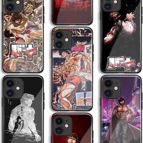 Baki the Grappler Manga Anime Soft Silicone Glass Phone Case for IPhone SE 6s 7 8 Plus X Xr Xs 11 12 Mini Pro Max Samsung Redmi