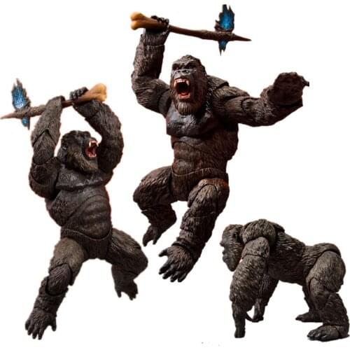 SHM Movie King Kong Action Figure Toys Figurine Kingkong Figure Collection Action Figure Model Toy Gift