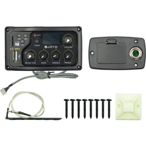 JOYO EQ-MP3 Acoustic Guitar MP3 Equalizer Music Volume Bass Middle Treble Presence 3 Band Captador New