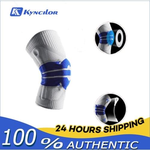 Kyncilor Volleyball Silicon Kneepads Men Women Elastic Patella Brace Knee Support Joint Pain Gear Protector Fitness Tennis