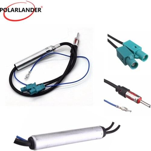 New 17.7'' Antenna Fakra Radio Signal Amplifier For V/W for A/udi Booster AMP to DINReplacement Exterior Parts