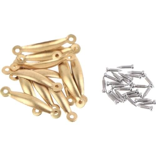 New Hot！12Pcs Mini Dollhouse Miniature Furniture Drawer Door Handles Dolls Accessories Gifts