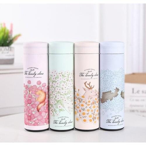 New Stainless Steel Thermos Cup Business Vacuum Water Bottle Gift Cup Straight Cup Custom Logo