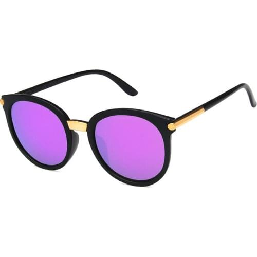 Wholesale Fashion Sunglasses Retro Round Frame Glasses Sun Glasses Eyewear Couple Shades Goggles Cool Decoration for Women Men