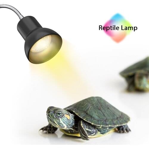 Reptiles Lamp Holder 25W UVA+UVB Pet Heat Lamp Bulb Turtle Basking Heat Light UV Light Amphibians Lizards террариум для черепах