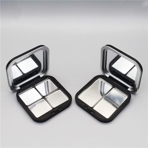 Empty Square magnet 2 4 6 8 12 colors eye shadow palette lipstick blush storage box 10pcs