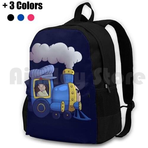 Sleepy Time Junction Outdoor Hiking Backpack Riding Climbing Sports Bag Game Grumps Steam Train Danny Dan Avidan Sex Party