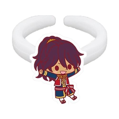 TAFREE Anime Kuroshitsuji Black Butler Multi-role Cartoon Fashion Personality Resin Ring Acrylic Ring Jewelry