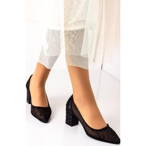 Lal Shoes & Bags Rocky Thick Heel Cınderella-silver 'Turkish' Quality 2021 Fashion Design Season Comfort Fast Shipping